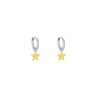 Oorbellen Pastel Star Geel