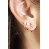 Oorbellen Huggies Snake Zilver